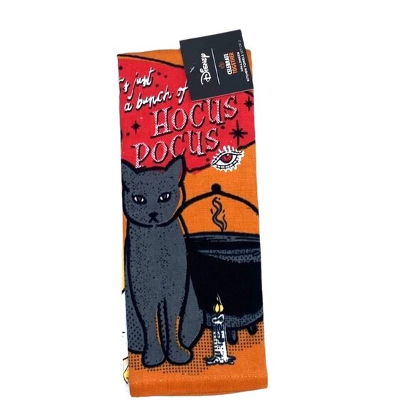Disney Hocus Pocus Halloween Kitchen Towels "It's Just a Bunch of Hocus Pocus" - Picture 1 of 4